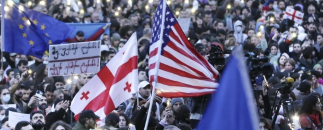 Georgia: A Third of Pro-Faggot Protesters are Foreign Nationals